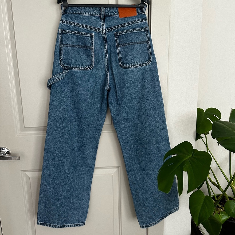 Princess Polly Carpenter Wide Leg Womens Jeans - Picture 5 of 12
